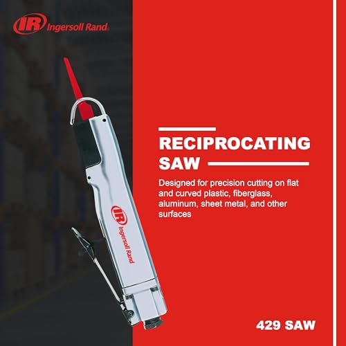 Ingersoll Rand 429 Reciprocating Air Saw, 3/8" Stroke Length, 10,000 Strokes Per Minute, 1.3 Lbs - WoodArtSupply