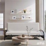 Milliard Full Size Futon Mattress, Light Grey, 71 x 52 x 6 Inch, Memory Foam Futon Mattress Full Size, CertiPUR-US, Comfy Sofa Bed, Couch, Removable Washable Hypoallergenic Cover, Frame Not Included Milliard
