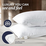 Beckham Hotel Collection Bed Pillows King Size Set of 2 - Down Alternative Pillow for Back, Stomach or Side Sleepers Beckham Hotel Collection