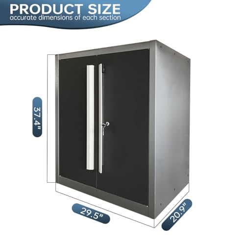 JZD Metal Garage Storage Cabinet, for Office, Basement JZD