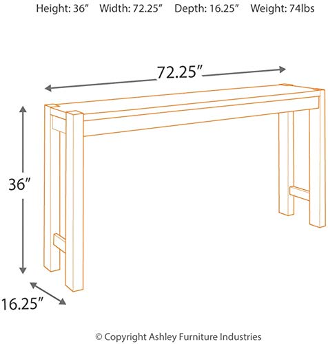 Signature Design by Ashley Furniture Torjin Urban Counter Height Dining Room Table, Two-tone Brown - WoodArtSupply