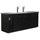 Kratos Refrigeration 69K-834 Commercial Draft Beer Dispenser, Three Door, Two Double Head Taps Kratos