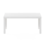 Furinno Classic Simple Coffee Table for Living Room, 38.98 (W) x 17.52 (H) x 18.9 (D) Inches, White Furinno