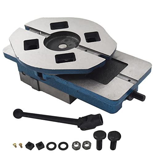 marddpair Heavy Duty Milling Vise 4 Inch 360 Degree Swiveling Base Accuracy Mill Vise Fit for Milling Shaping and Drilling Machines marddpair