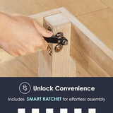 Mellow Naturalista Classic 12 Inch Solid Wood Platform Bed with Wooden Slats, Queen, White Wash Mellow