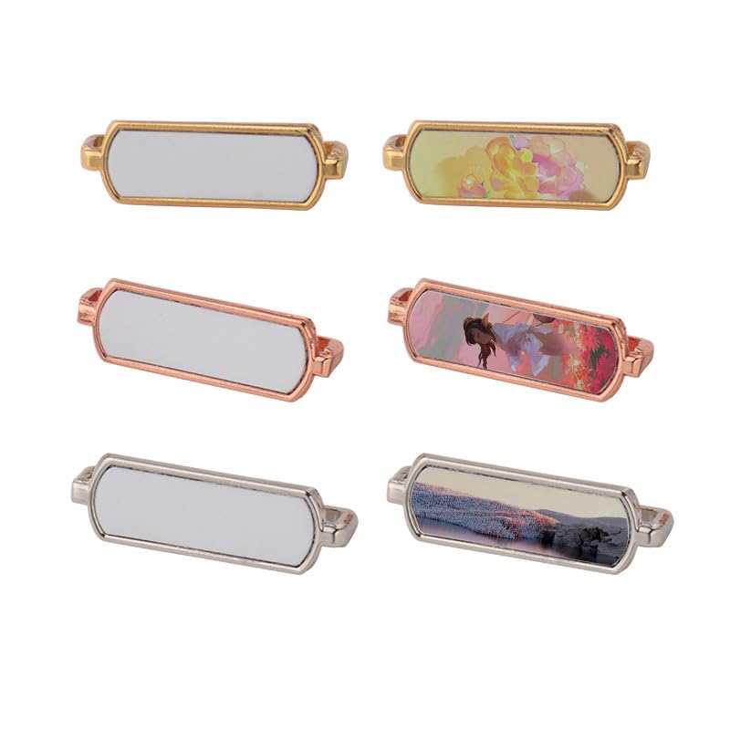 Dielianyi Blank Sublimation Watch Charms for Smartwatch Bands Personalized Sublimation Watch charm Blank set (Set of 10) (rectangle) Dielianyi