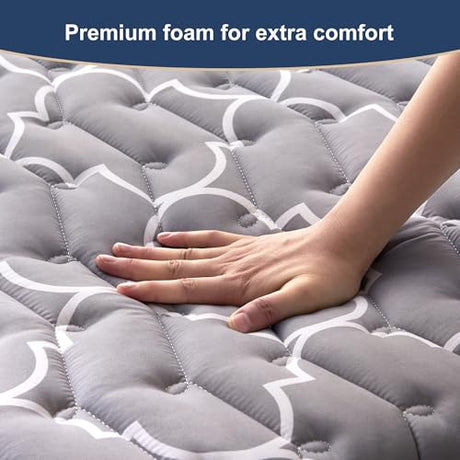 6th Generation Japanese Floor Futon Mattress - Extra-Thick 9-Layer Modern Futon with 100% High-Density Foam, Portable Floor Mattress Sleeping Pad for Adults, Guest Room, Dormitory, Queen Size(60"X80") Feisaibaoly