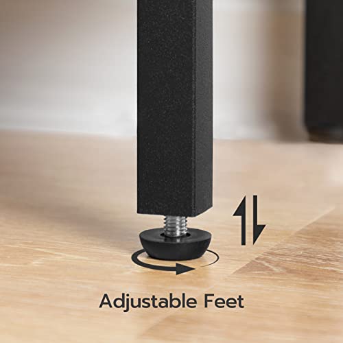 HOOBRO Narrow Console Table, 29.5" Small Entryway Table, Thin Sofa Table, Side Table, Display Table, for Hallway, Bedroom, Living Room, Foyer, Greige and Black BG75XG01 HOOBRO