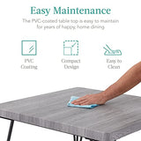 Best Choice Products 3-Piece Dining Set Modern Dining Table Set, Metal and Wood Square Dining Table for Kitchen, Dining Room, Dinette, Breakfast Nook w/ 2 Chairs - Gray Best Choice Products