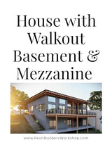 Plans for 5-Bedroom House with Walkout Basement & Mezzanine – Includes Architectural, Electrical, Plumbing & HVAC Plans