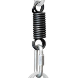 Meister Professional Heavy Bag Spring for Punching Bags up to 250lb - Black w/Screwlock Carabiner Meister