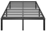 HLIPHA Metal Platform Bed Frame 14 Inch Tall,No Box Spring Needed,Full Size Bed with Heavy Duty Strong Support Slats,Easy to Assemble,Black HLIPHA