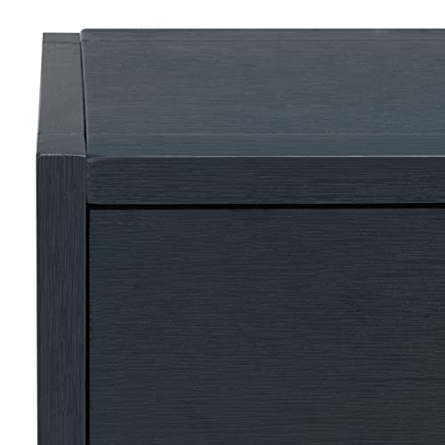 SAFAVIEH Home Collection Sadie Contemporary Navy Blue 2-Drawer Console Table (Fully Assembled) SAFAVIEH
