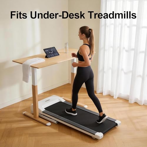 Fromann Dual Motor Standing Desk Frame, Electric Height Adjustable Desk Legs, Stand up Desk Base for Home Office Workstation, 270 lbs Weight Capacity, Max 36'' x 84'' Desktop, White Frame Only Fromann