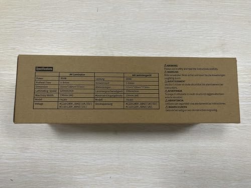 Laminator Machine A4 Laminators - 9 Inch Thermal Cold Laminating Machine with 20 Laminating Sheets, 8.5x11 Laminator with NTC Temperature Control 90-s Warm up, A4/A5/A6 Laminators for School Home MAXDONE