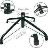 DJEMMPS Christmas Tree Stand, Folding Xmas Tree Stand Metal Christmas Tree Stand for Artificial Tree Folding Stand,Christmas Tree Base, Fits 0.5-1.25 Inch Pole DJEMMPS