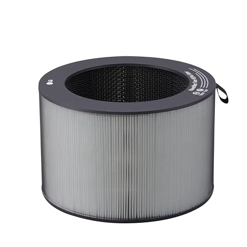 LG PuriCare 360 Air Purifiers for Home, Large and Small Room, Bedroom, Up to 2,059 ft² in 1 Hr with NanoFiber True HEPA Filter, 360 Degrees of Filtration, WiFi, Air Quality Monitor, Low Noise LG