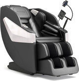 Redcamp Massage Chair Full Body: Zero Gravity with SL Track, 3D Robot Hands, Heat, Airbag Massage, Foot Roller, Bluetooth, Body Scan, LED Remote, Wireless Phone Charging,Black Redcamp