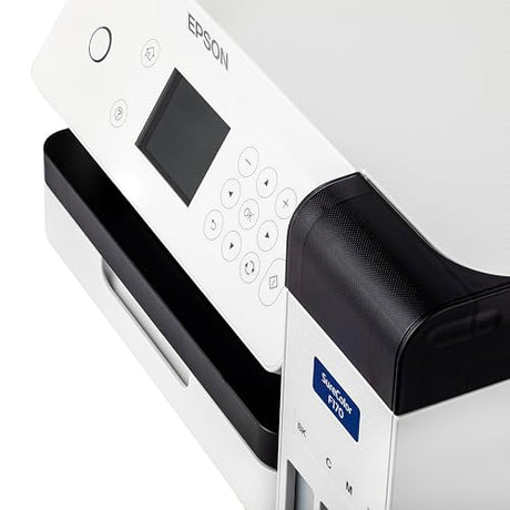 EPSON SureColor F170 Dye-Sublimation Printer (C11CJ80201) Bundle with Ethernet Cable, USB Cable, Fiber Cloth EPSON