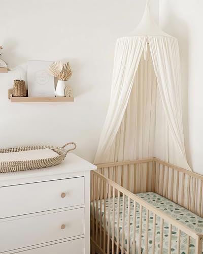 Blissful Diary Muslin Crib Sheets for Girl Boy, Boho Neutral Soft Cotton Baby Sheet for 52''x28'' Standard Crib Mattress, 2 Pack(Monstera&Dark Green) Blissful Diary