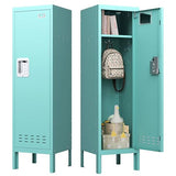 BUTISOW Metal Kids Locker,Metal Cabinet Storage Lockers,Lockable for Employees with Door,54" Height Steel Locker,Lockable Steel Locker for Children's Room, Playroom, School,Gym BUTISOW