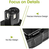 Upgraded 3800mAh 2Packs P107 Battery Compatible with Ryobi 18V Battery ONE+ P102 P103 P105 P107 P108 P109 Cordless for one Plus Tool System POWTREE