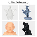 ELEGOO ABS-Like 3D Printer Resin, 405nm UV-Curing LCD Resin High Precision Fast Curing Non-Brittle Standard Photopolymer Resin for LCD Printing Grey 1000G ELEGOO