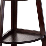 Casual Home Espresso 5-Shelf Corner Ladder Bookcase for Stylish Storage Casual Home