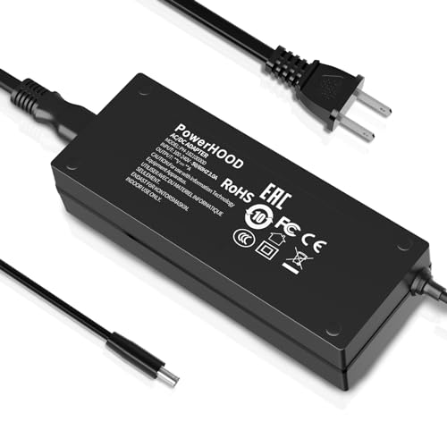 PowerHOOD AC Adapter Compatible with ELEGOO PHECDA 20W Laser Engraver & Cutter 20000mW High Precision Engraving Cutting 24 Volt Switching Power Supply Cord Charger Cable PSU Mains PowerHOOD