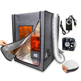 Multifunctional 3D Printer Enclosure w/Adjustable Ventilation Kit Eliminate Odors Tent Cover Compatible with Anycubic Photon Mono, Elegoo Saturn/Mars 3/4 & Creality Halot Series Resin 3D Printer DORUNDEA