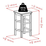 Winsome Wood Suzanne Kitchen, Square, Natural, Beech Winsome