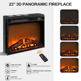 SAVOR LIFE Fireplace TV Stand for 80'' TV, 70" Electric Fireplace with Mantel, White Entertainment Center with Electric Fireplace & LED Lights, TV Console Fire Place TV Stands for Living Room SAVOR LIFE