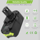 ARyee 6.0Ah 18V Replacement Battery for Ryobi All 18V Lithium Battery P102 P103 P105 P107 P106 P108 P109 Ryobi ONE+ Plus 18V Battery Cordless Power Tool ARyee