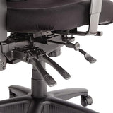 Alera Elusion Series Mesh Mid-Back Multifunction Chair, Black Alera