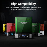 UNIFORMATION HD 3D Printer Resin Standard Fast UV Curing Plant-Based 3D Resin Liquid with High Precision Low Viscosity Suit for SLA/LCD/DLP Printing Miniatures, Garage Kits, HD Grey 1KG Uniformation