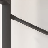 Industrial Rustic Oak 5-Tier Bookshelf Etagere for Home and Office Storage HSH