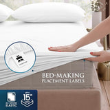 Utopia Bedding Full Size 4 Piece Sheet Set - Brushed Microfiber - Soft Bed Sheets for Full Size Bed - Includes 1 Fitted, 1 Flat, & 2 Pillow Cases - Deep Pocket (White) Utopia Bedding