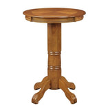 Boraam Florence Pub Table, 42" Height, Brushed Oak Boraam