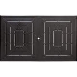 Hanover Montclair 7-Piece Outdoor Dining Set with 6 Swivel Rockers, Chili Red Cushions and Stamped Steel Rectangular Dining Table, Patio Dining Set for 6, Premium All-Weather Patio Furniture for Deck Hanover