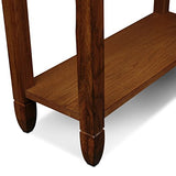 Leick Home 10059 Rustic Slate Tile Hall Console Sofa Table with Shelf, Rustic Oak Leick Home