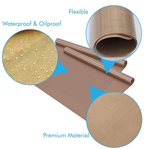 selizo Heat Tape High Temp Tape and Teflon Sheet for Vinyl Heat Press, Sublimation Heat Resistant selizo