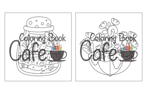 Tiny Gardens: Cute & Comfy Coloring Book for Adults and Teens Featuring Adorable Garden Scenes (Cute and Comfy Coloring Books) WoodArtSupply