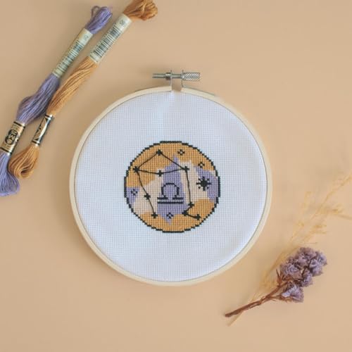 Enchanted Cross-Stitch: 34 Mystical Patterns for the Modern Stitch Witch WoodArtSupply
