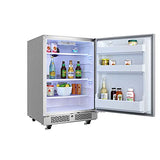 Avallon AFR242SSODRH 24 Inch Wide 5.66 Cu. Ft. Built-In Compact Outdoor Refrigerator with Right Hinge Avallon