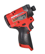 Milwaukee 3453-20 12V Fuel 1/4" Cordless Hex Impact Driver (Bare Tool) Milwaukee