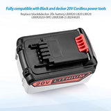 Powerextra 20V 7.0Ah Replacement Battery for Black and Decker 20V Cordless Power Tool 20 Volt MAX Lithium Ion Battery LBXR20 LB20 LBX20 LBXR2020-OPE LBXR20B-2 LB2X4020 Powerextra