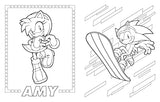 Sonic the Hedgehog: The Official Coloring Book WoodArtSupply