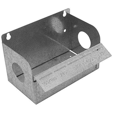 Peachtree Woodworking Supply Steel Dispenser with Multi-Roll Assorted Abrasive Rolls for Wood Turners, Wood, Metal Workers, Automotive Body Work in Assorted Grits 150, 240, 320, 400 and 600 Grit Rolls Peachtree Woodworking Supply