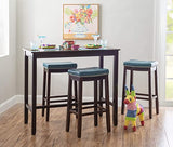 Linon Espresso 42 inch Bar Height Pub Claridge Table Linon