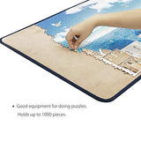 Becko US Jigsaw Puzzle Board Portable Puzzle Mat for Puzzle Storage Puzzle Saver, Non-Slip Surface, Up to 1000 Pieces (Khaki) Becko US